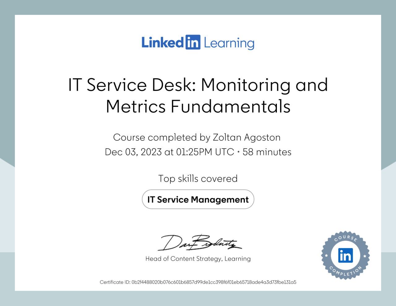 LinkedIn learning