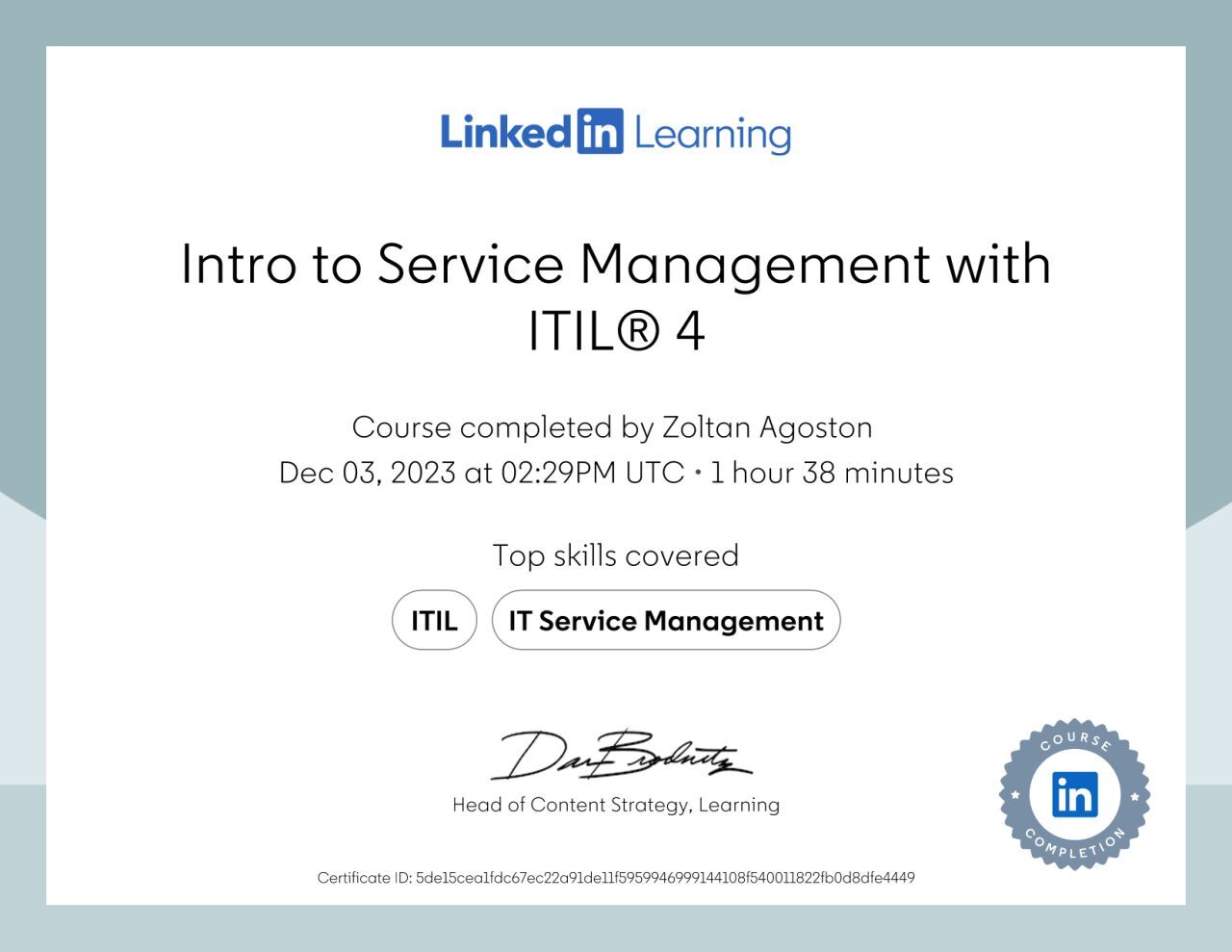 LinkedIn learning