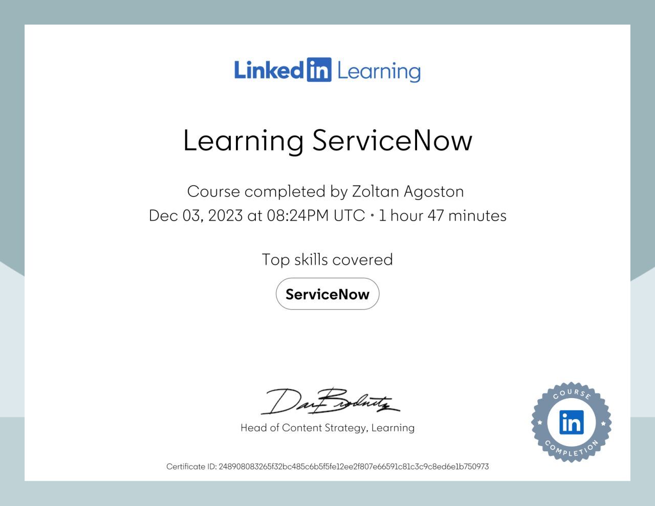 LinkedIn learning
